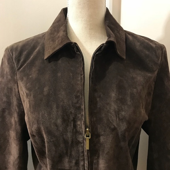 Brown Suede Jacket - Picture 2 of 4